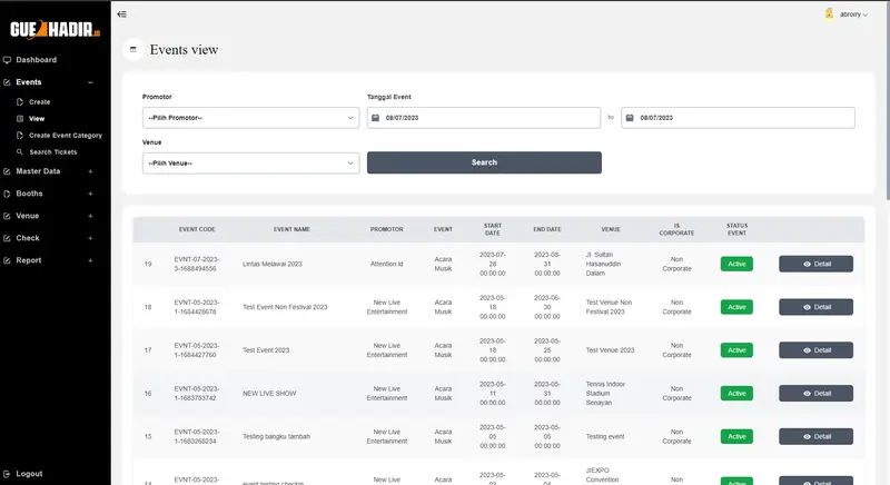 TMS Dashboard